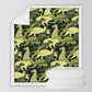 Fluffy Dinosaur Blanket – Cartoon Throw for Kids’ Beds