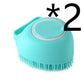 Pet Bath Massage Gloves – Silicone Brush for Dogs & Cats