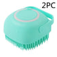 Pet Bath Massage Gloves – Silicone Brush for Dogs & Cats