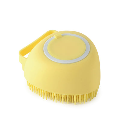 Pet Bath Massage Gloves – Silicone Brush for Dogs & Cats