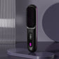 Portable Hair Straightener Brush – Fast Heating & USB Charging