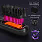 Portable Hair Straightener Brush – Fast Heating & USB Charging
