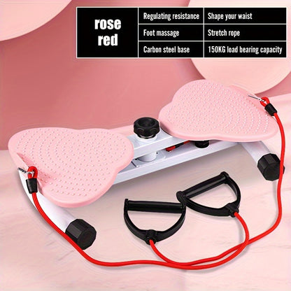 Silent Waist Twister – Home Gym Machine for Abs & Weight Loss
