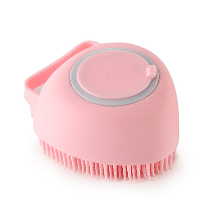 Pet Bath Massage Gloves – Silicone Brush for Dogs & Cats