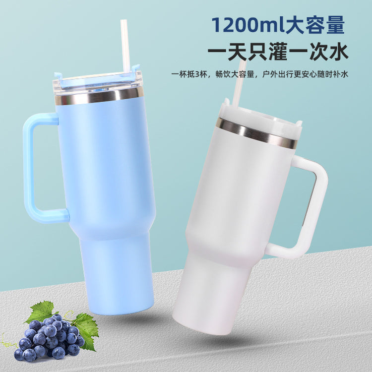 Cross-border 40oz Generation And Second Generation Ice Cup Large Capacity 304 Stainless Steel Thermos Cup Portable Car Cup