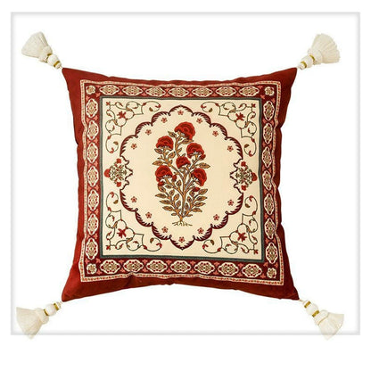 Square Pillow & Cover – Bohemian Print for Sofa, Office, or Home