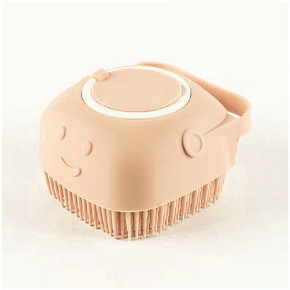 Pet Bath Massage Gloves – Silicone Brush for Dogs & Cats